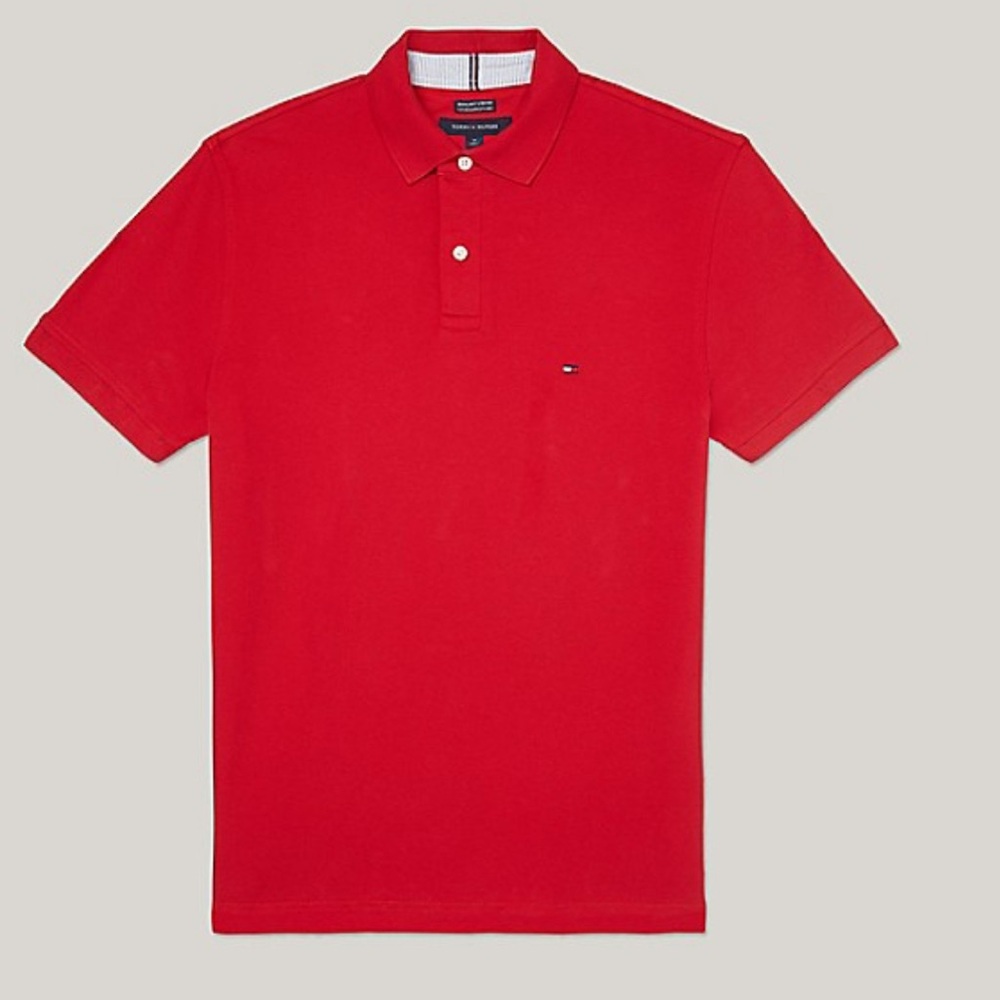 Tommy Hilfiger Red Polo in M